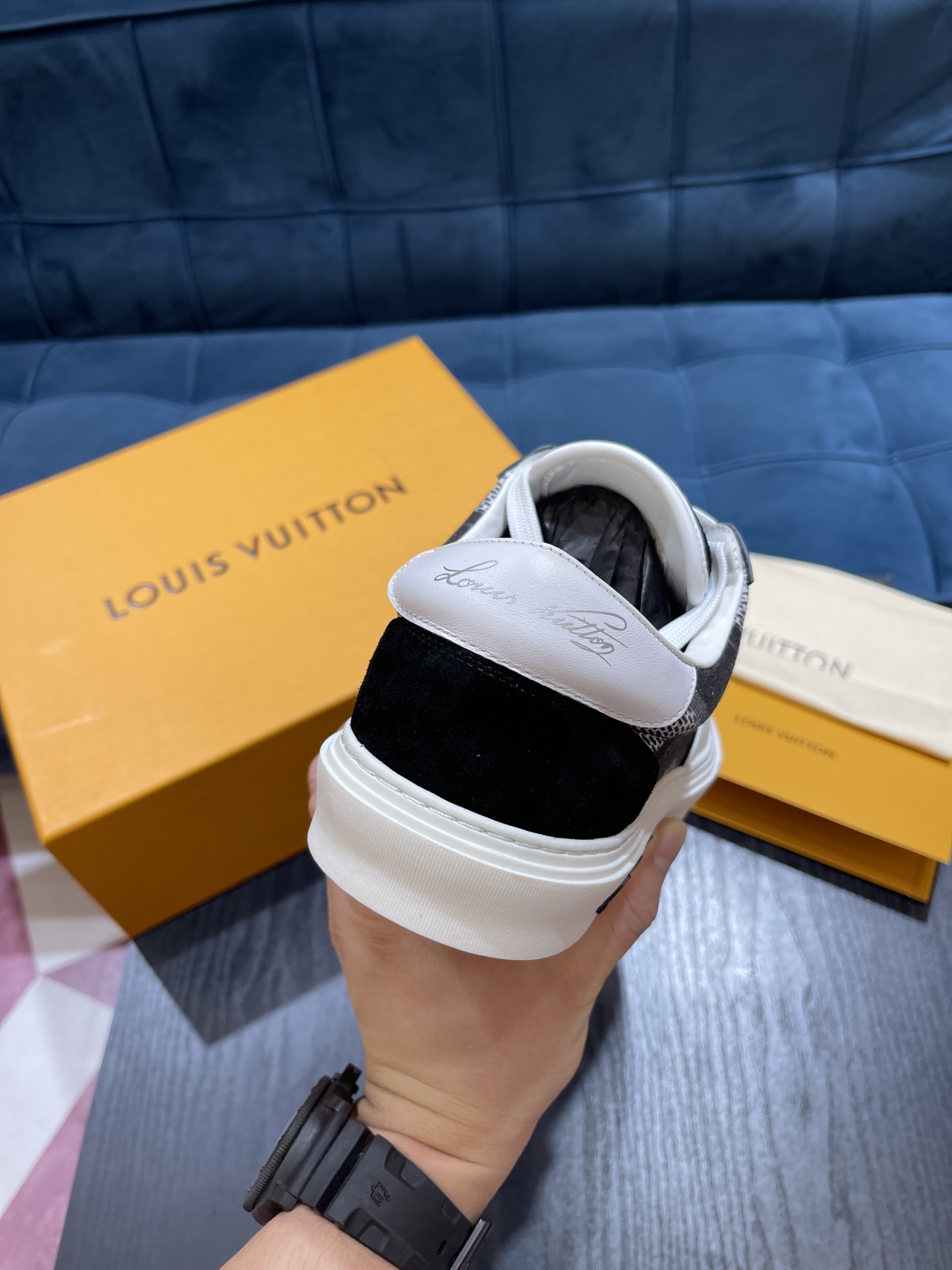 L0vis Vvtt0n LV Ollie Richelieu Black For Men LV