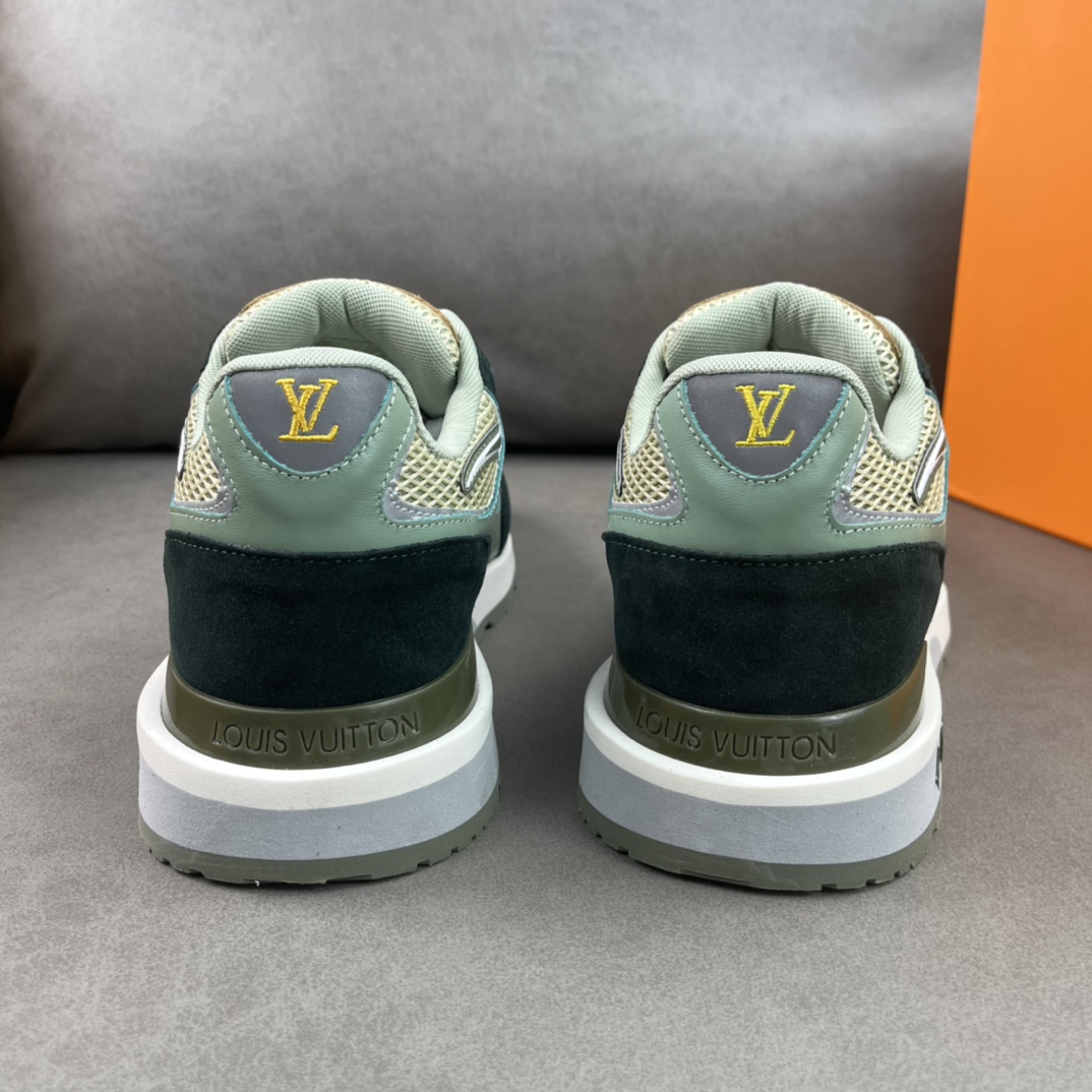L0vis Vvtt0n Run Away Sneaker Green For Men LV 1A9J0N