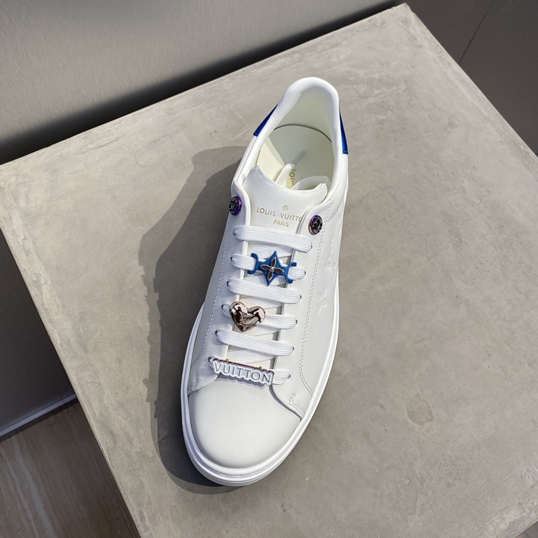 L0vis Vuittion Time Out Sneaker Blue For Men LV