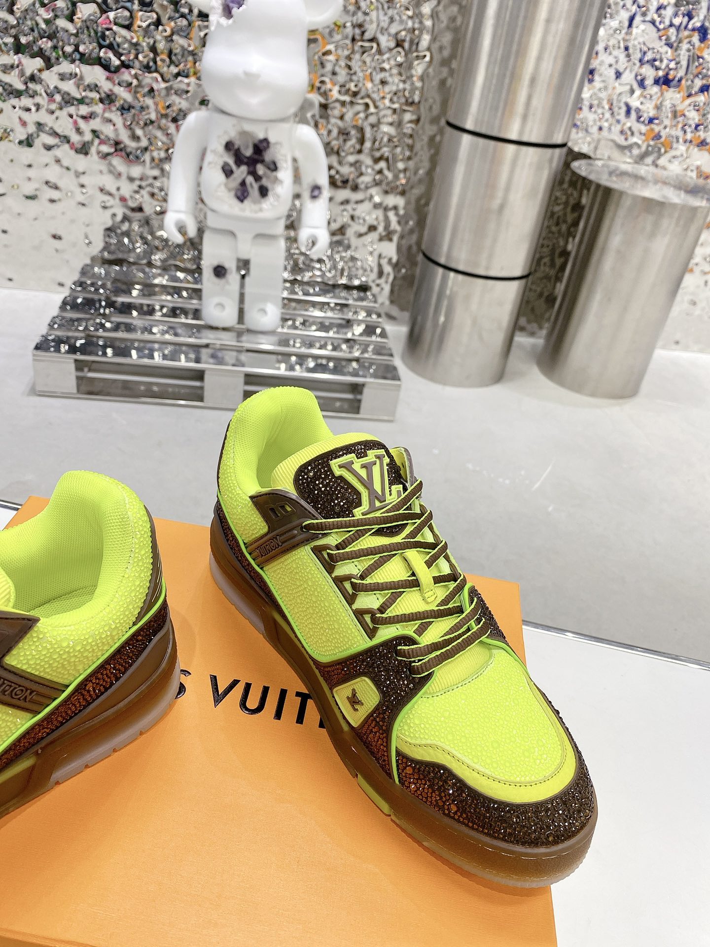 L0vis Vvtt0n Women’s LV Trainers Yellow For Women LV