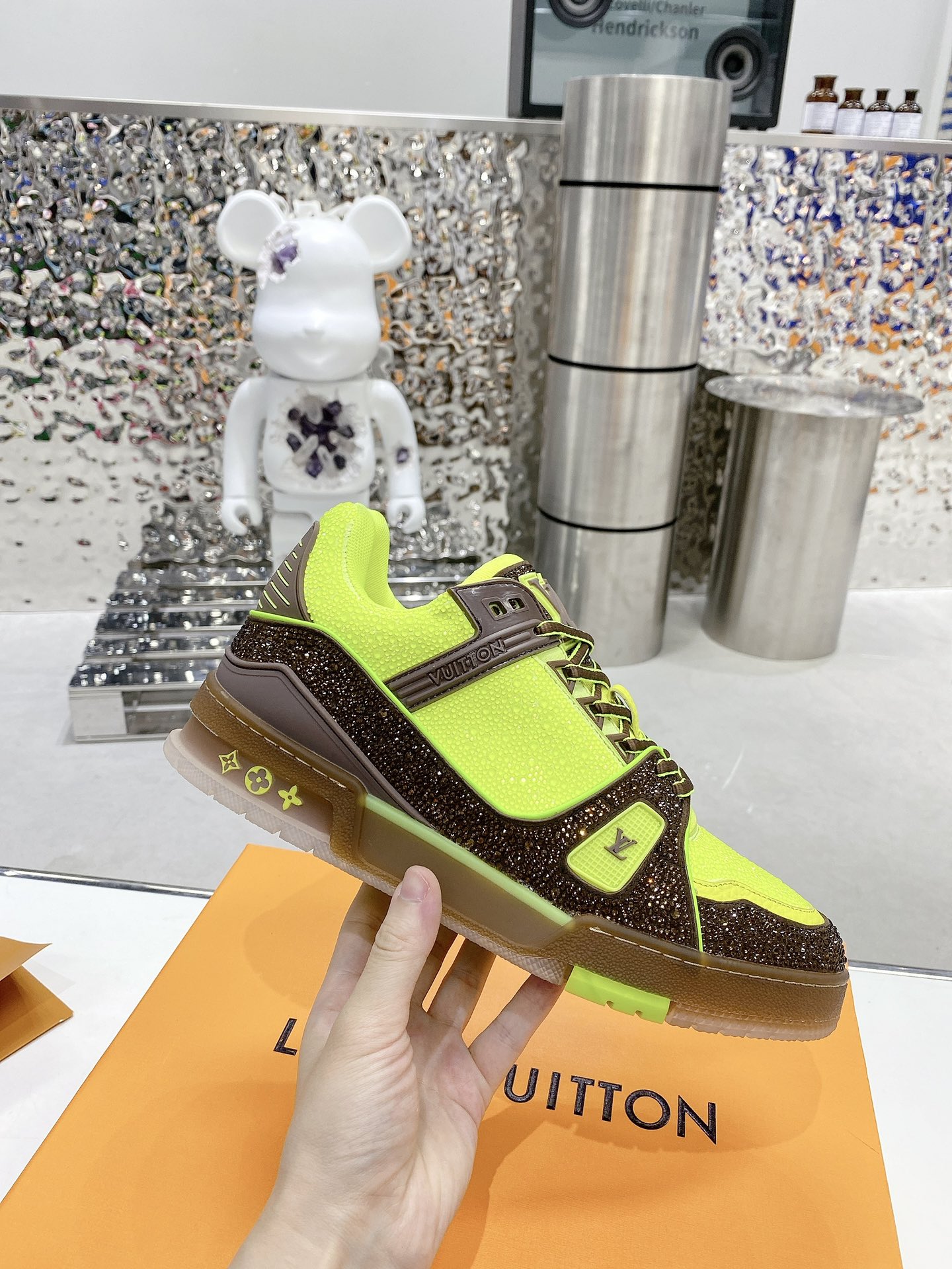 L0vis Vvtt0n Women’s LV Trainers Yellow For Women LV