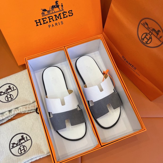 H**me5 Izmir Sandal White And Grey For Men