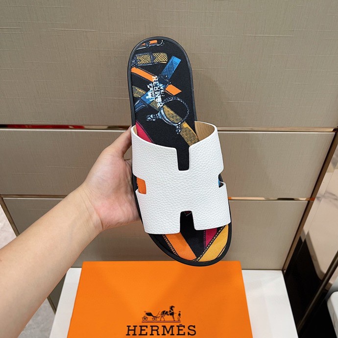 H**me5 Izmir Sandal White And Multicolor For Men
