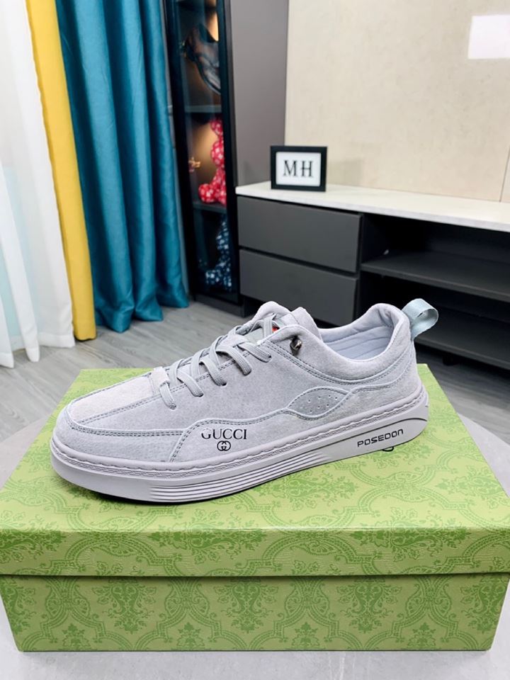 Gvc*1 Men’s Logo GG Gvc*1 Sneakers With Posedon Gray For Men