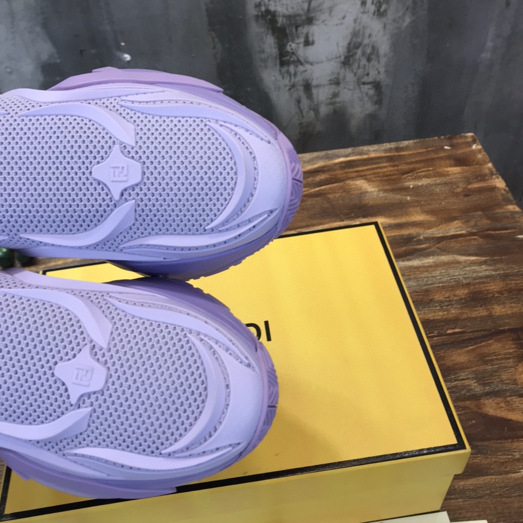 F**di Flow Purple Sneakers For Men 7E1504AHI8F1GB9