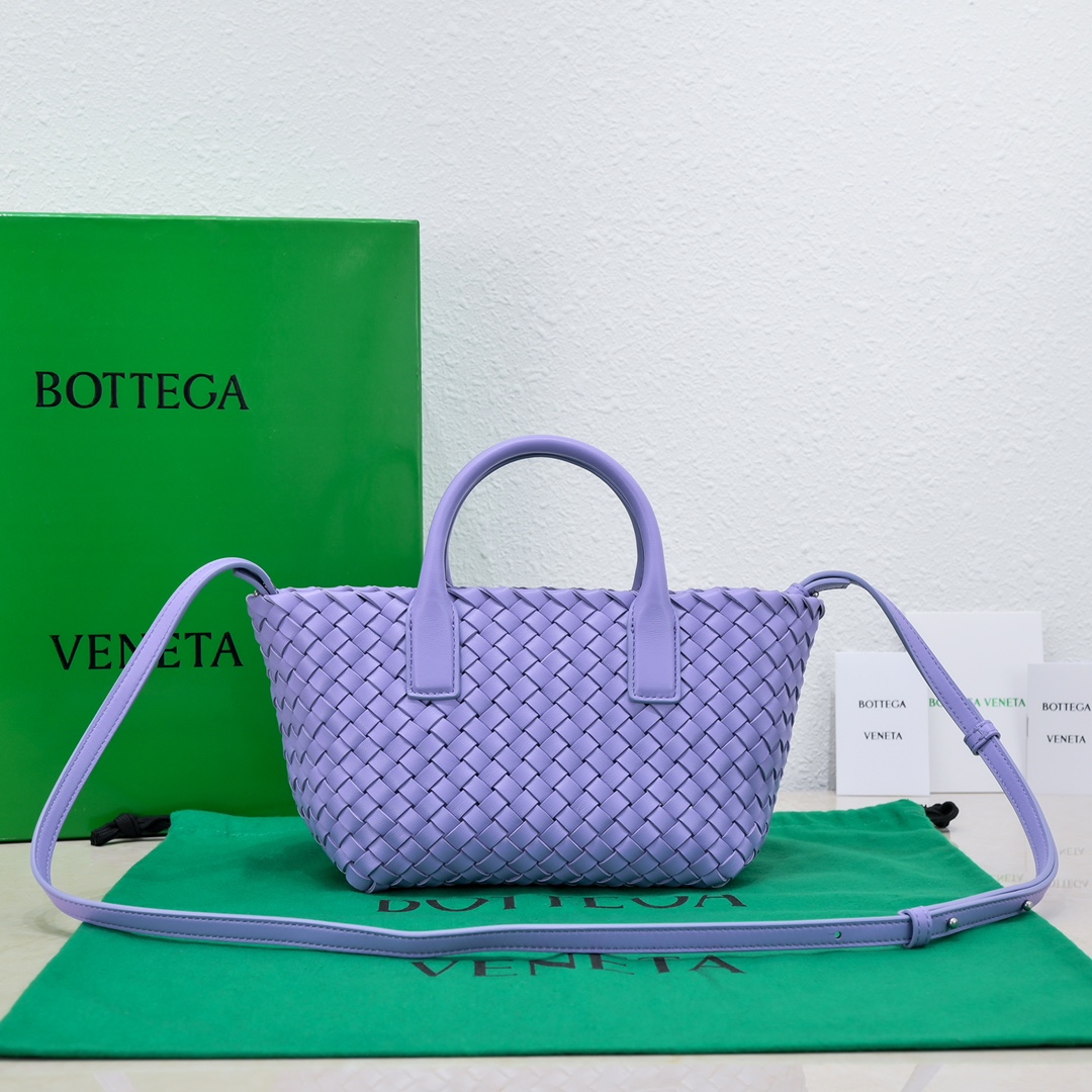B0tt*ga Ven*ta Mini Cabat Purple, For Women, Women’s Bags 7.9in/20cm