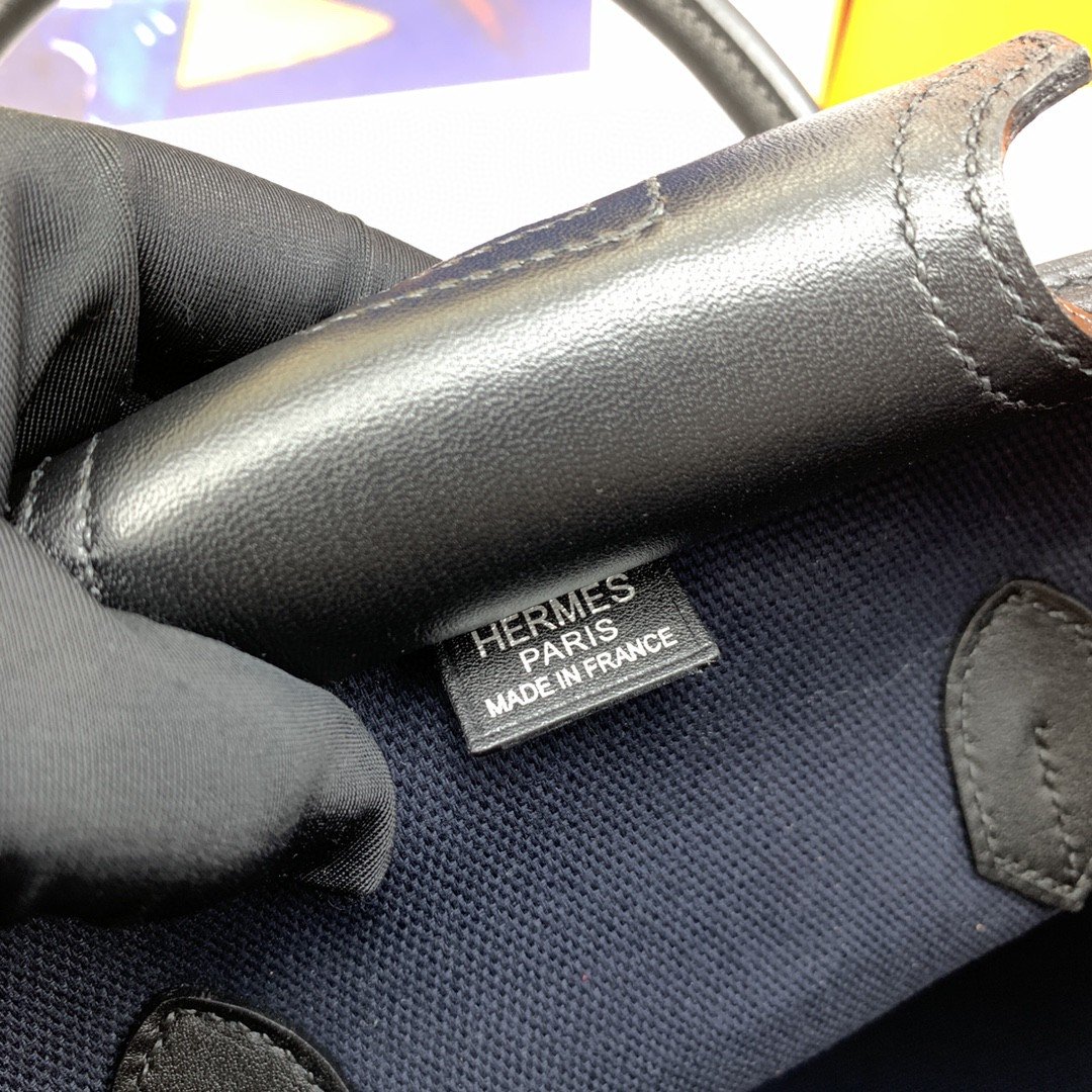 H**me5 Birkin Cargo 35 Navy Blue, Silver Toned Hardware Bag For Women, Women’s Handbags, Shoulder Bags 13.8in/35cm