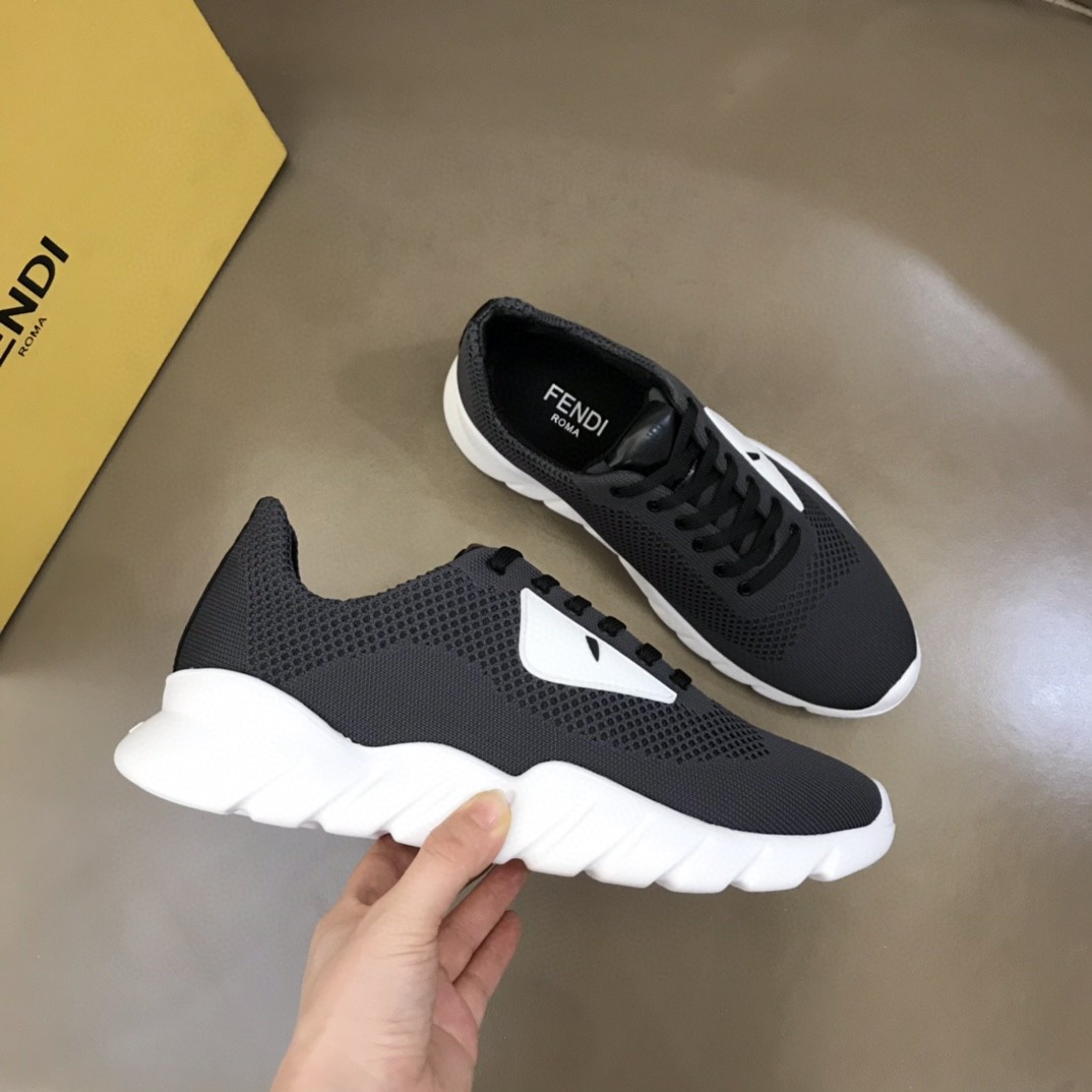 F**di Force Black Sneakers For Men