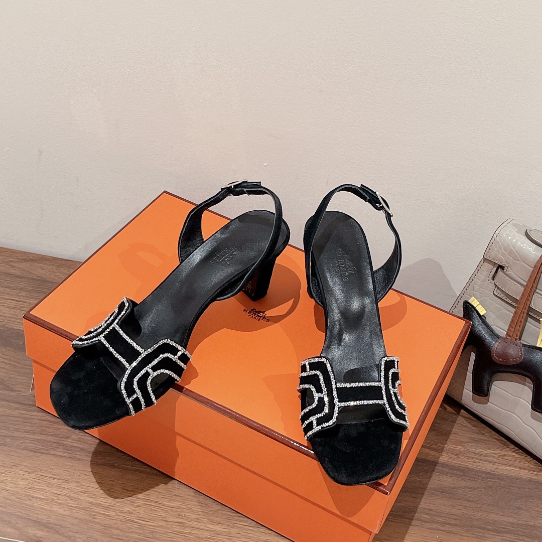 H**me5 Premiere Sandal Black For Women 2.7in/7cm