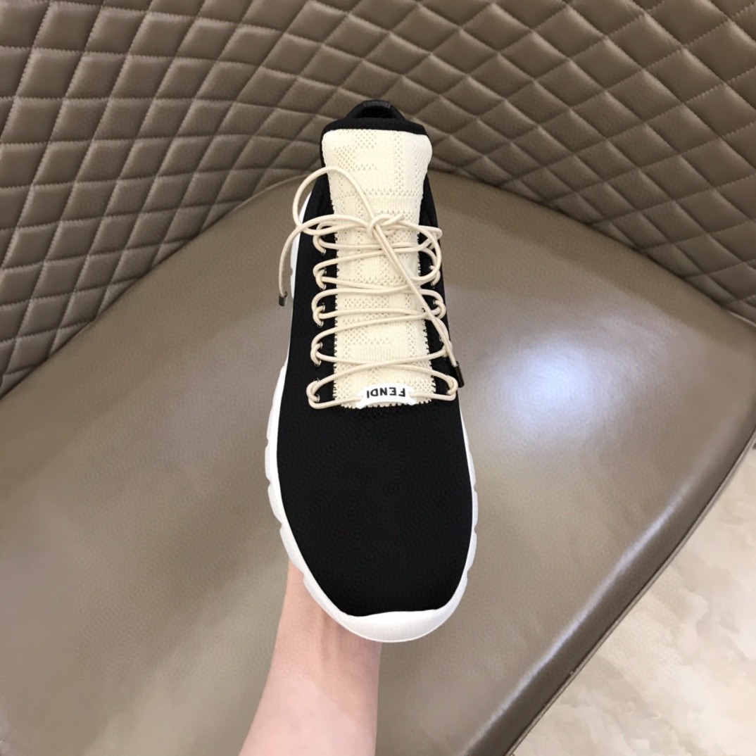 F**di Force Low Tops Sneakers Black For Men