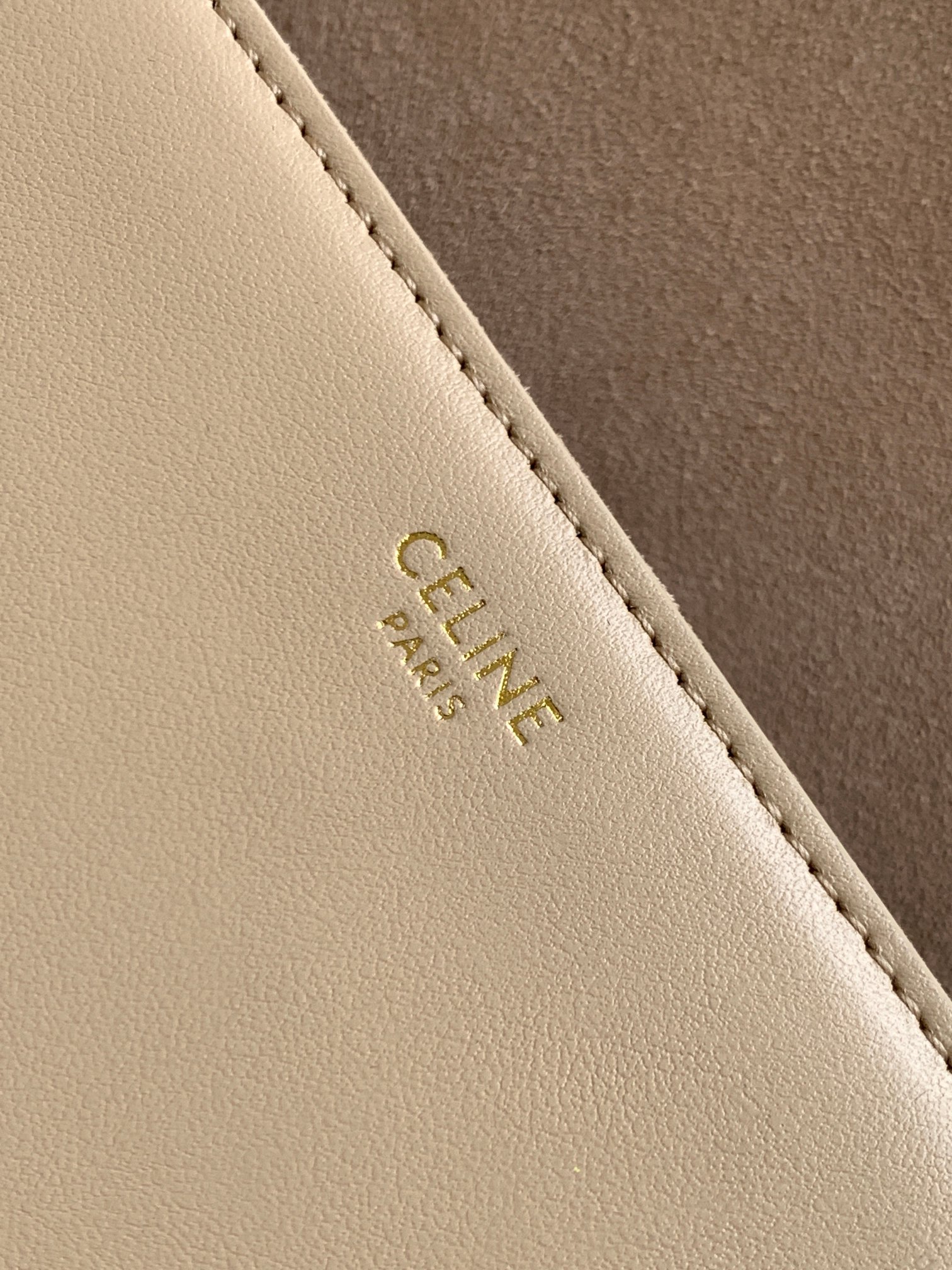 Ce1i*e Besace Cuir Triomphe Bag Nude For Women 9in/23cm 111233DU3.03ND