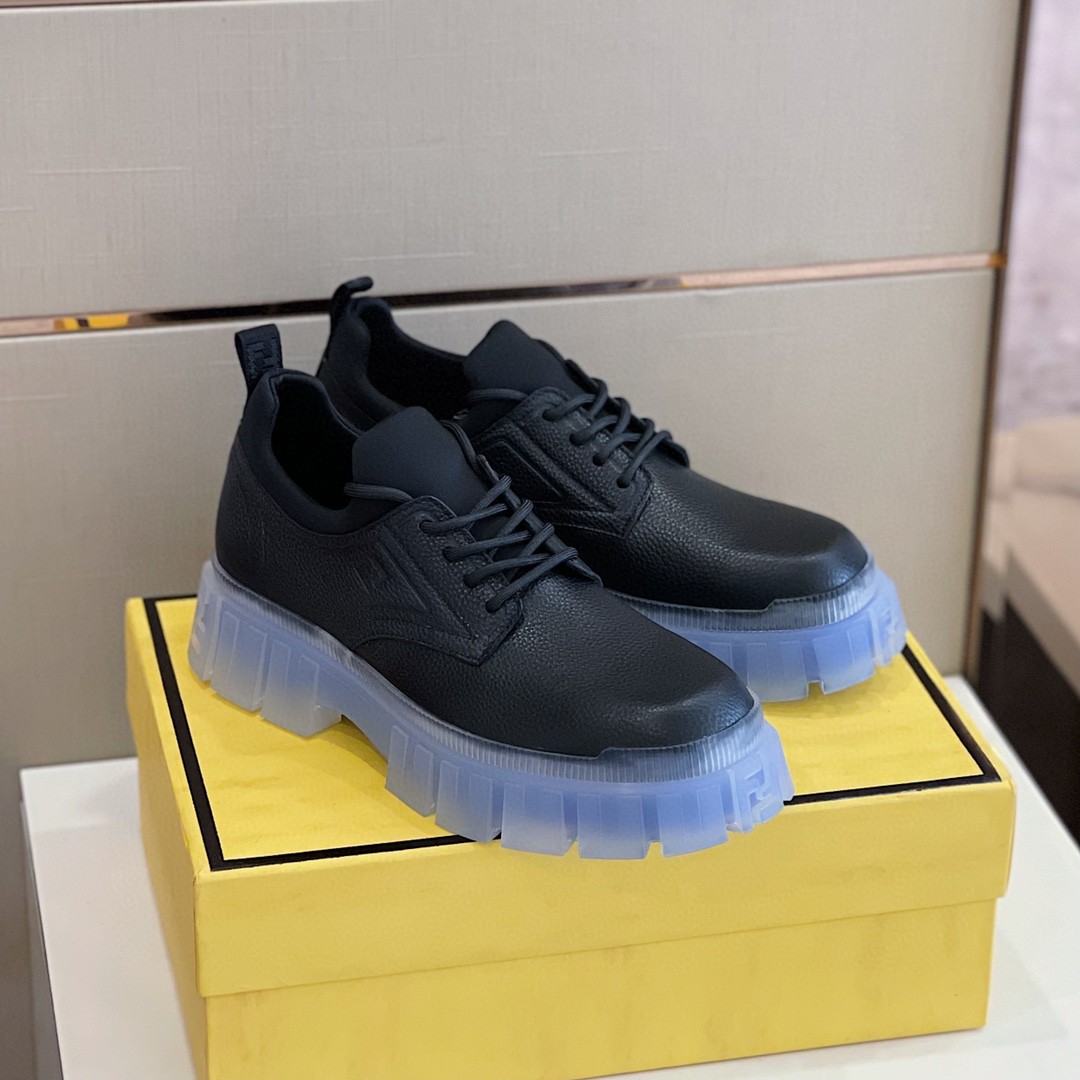 F**di Force Black Boots For Men