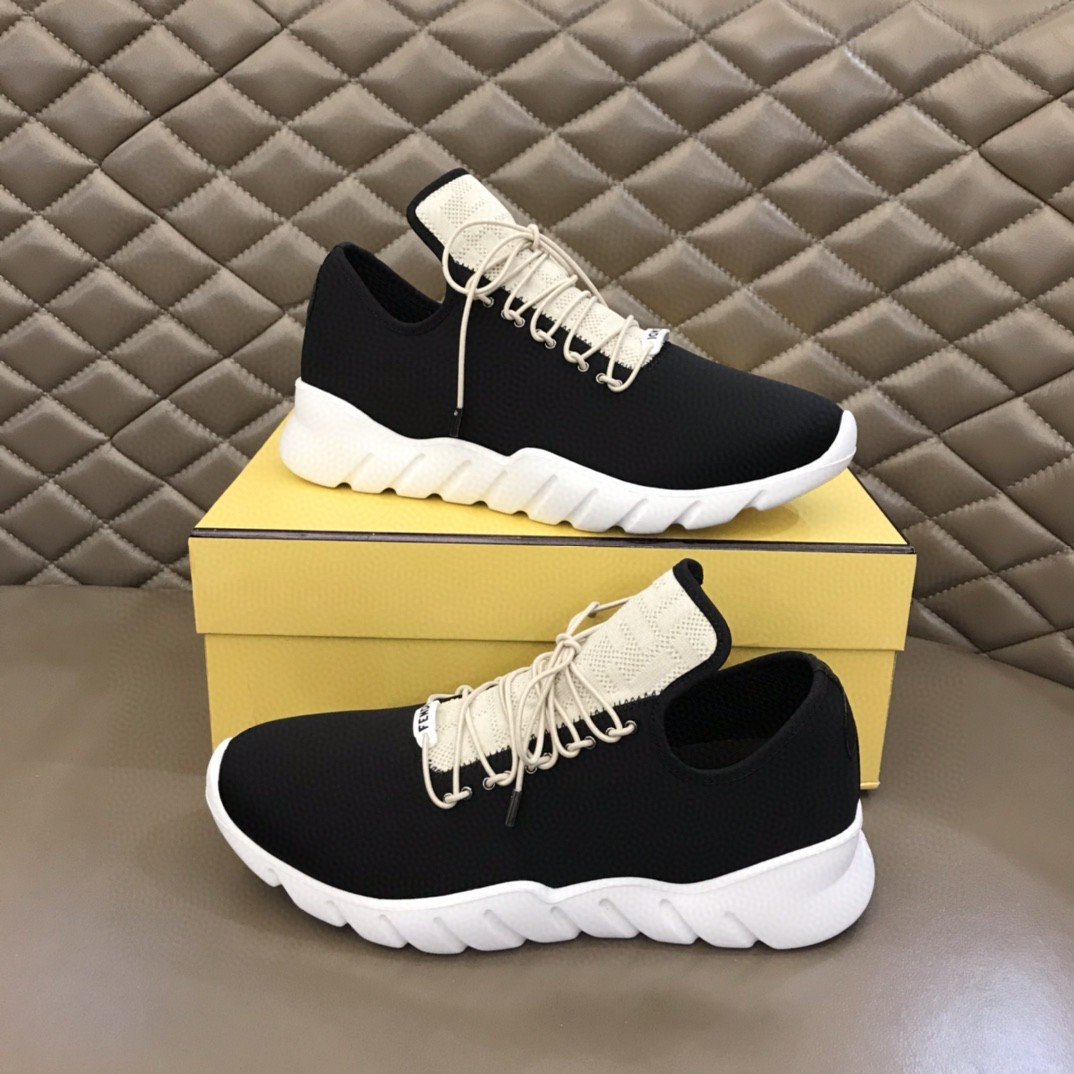 F**di Force Low Tops Sneakers Black For Men