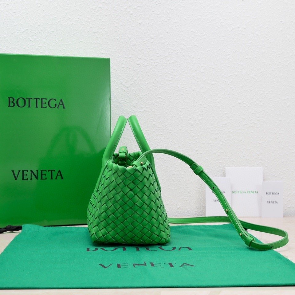B0tt*ga Ven*ta Mini Cabat Green, For Women, Women’s Bags 7.9in/20cm 709464V1OW13722