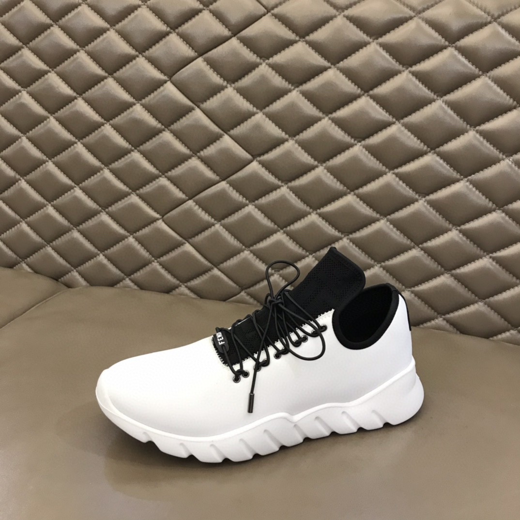 F**di Force Low Tops Sneakers White For Men