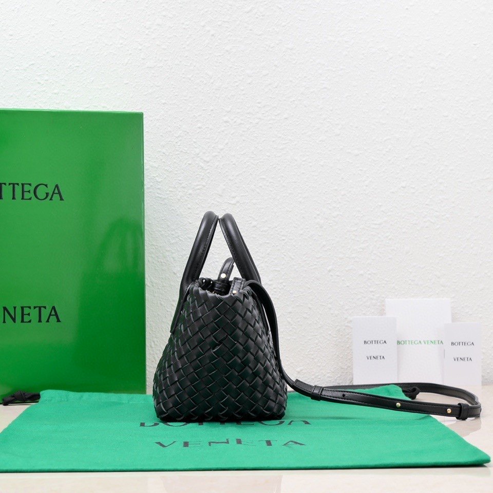 B0tt*ga Ven*ta Mini Cabat Black, For Women, Women’s Bags 7.9in/20cm 709464V1OW18425