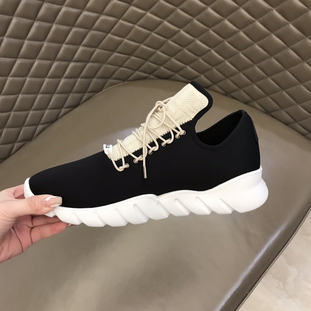F**di Force Low Tops Sneakers Black For Men