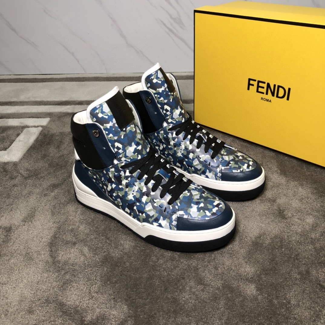 F**di Force High Tops Sneakers Multicolor For Men