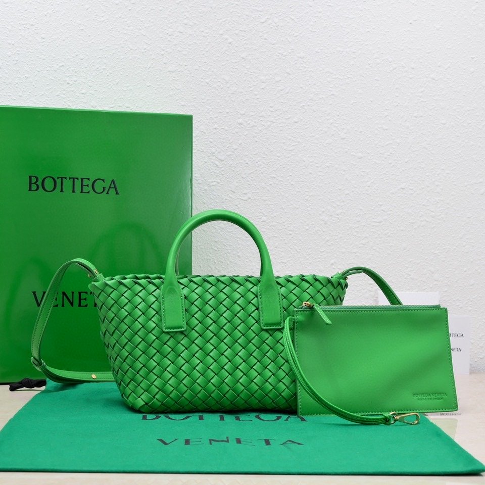 B0tt*ga Ven*ta Mini Cabat Green, For Women, Women’s Bags 7.9in/20cm 709464V1OW13722