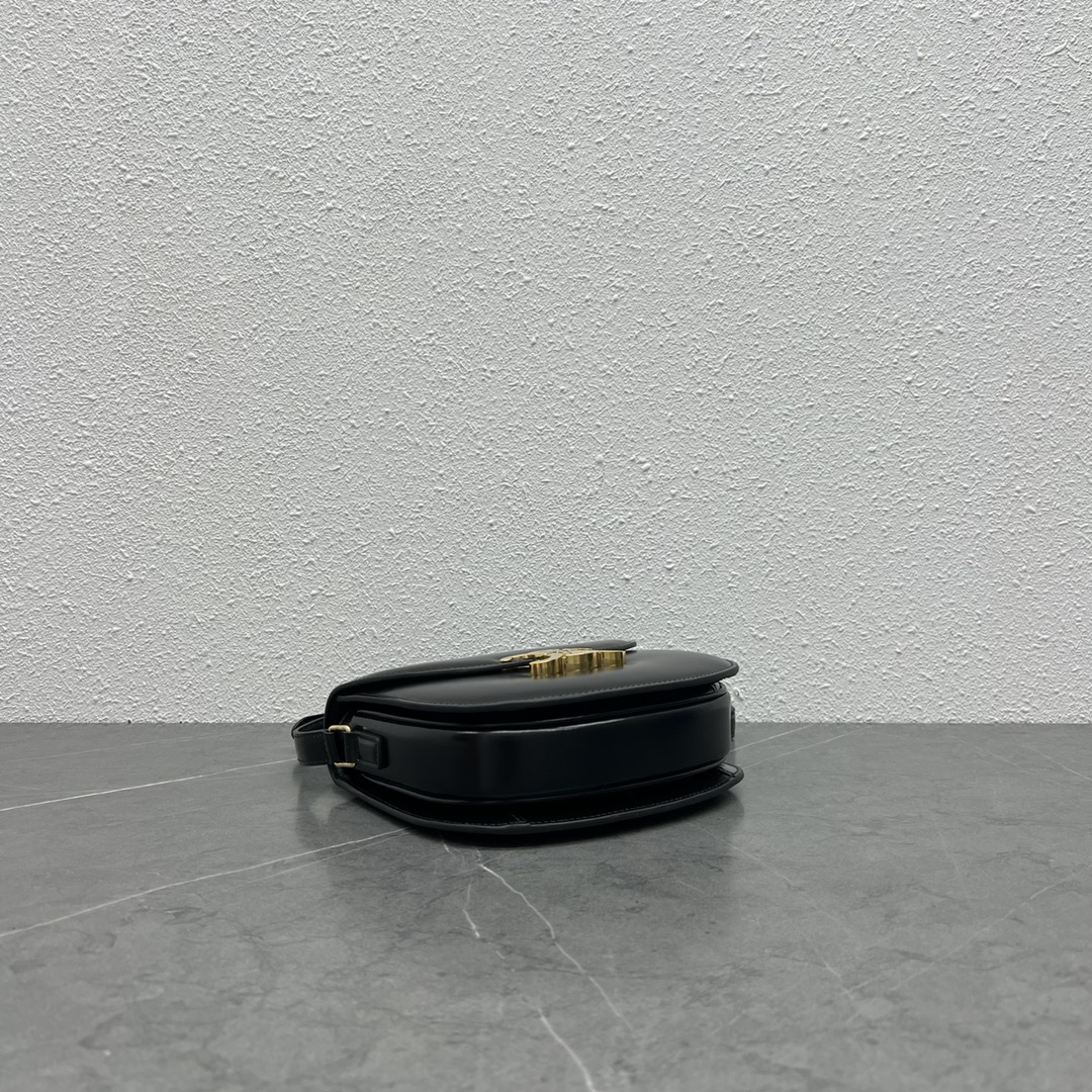 Ce1i*e Teen Besace Triomphe Black For Women 7.2in/18.5cm 110413BF4.38NO