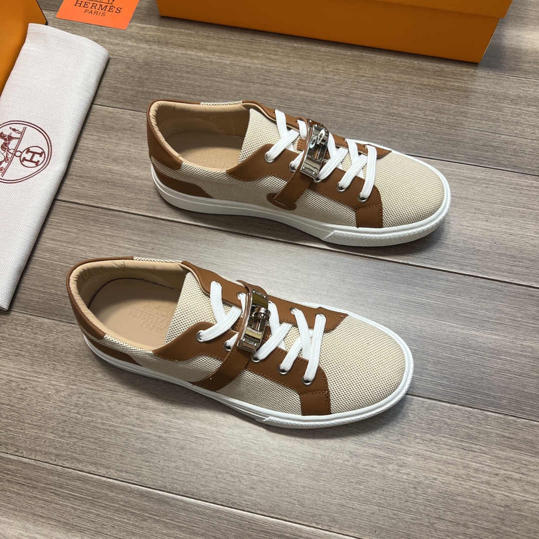H**me5 Casual Sneakers Beige For Men