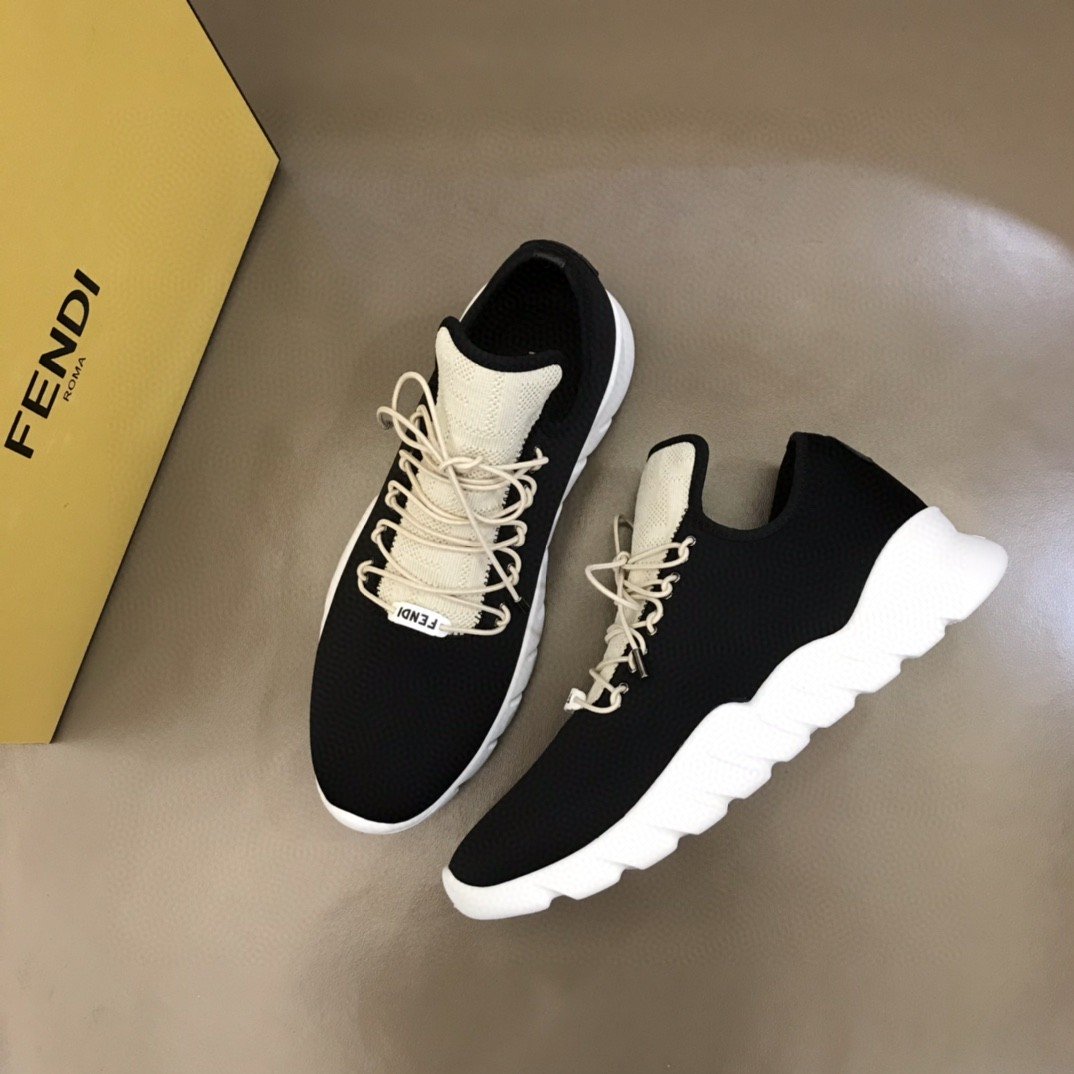 F**di Force Low Tops Sneakers Black For Men