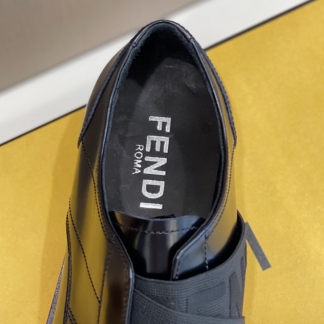 F**di Force Black Shoes For Men