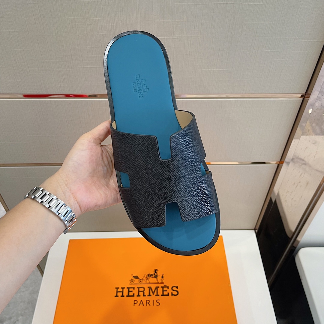 H**me5 Izmir Sandal Black And Blue For Men