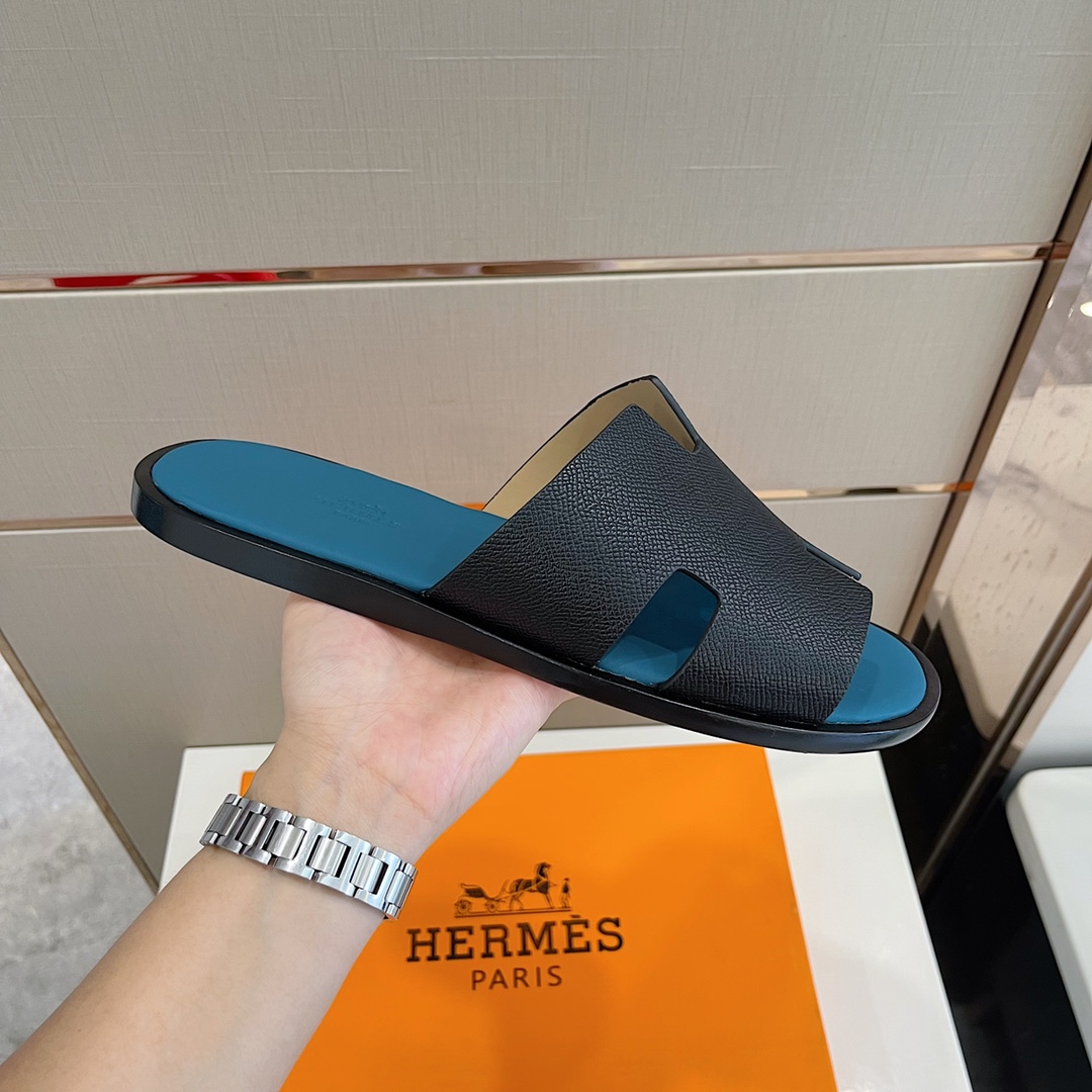 H**me5 Izmir Sandal Black And Blue For Men