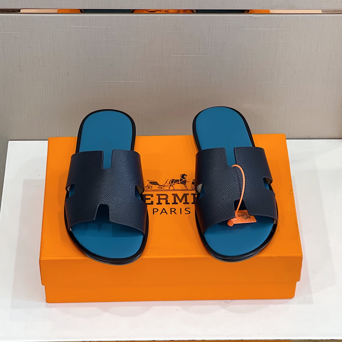 H**me5 Izmir Sandal Black And Blue For Men