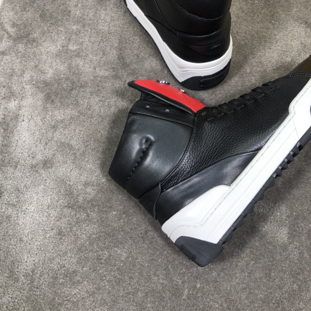 F**di Force High Tops Sneakers Black For Men