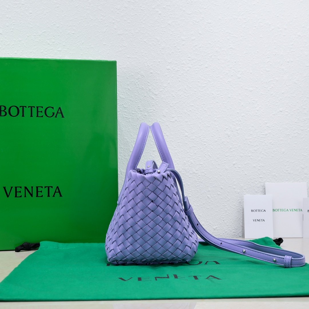 B0tt*ga Ven*ta Mini Cabat Purple, For Women, Women’s Bags 7.9in/20cm