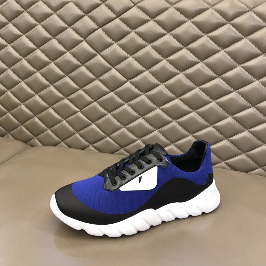 F**di Force Black/Blue Sneakers For Men