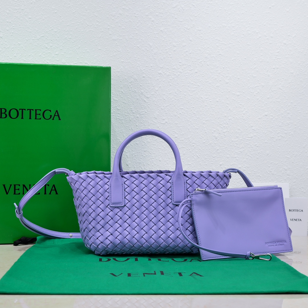 B0tt*ga Ven*ta Mini Cabat Purple, For Women, Women’s Bags 7.9in/20cm