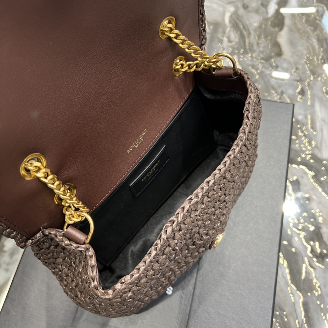 Sa1nt Lau*nt Niki Baby Chain Bag Dark Brown For Women, Women’s Bags 8.2in/21cm Y51
