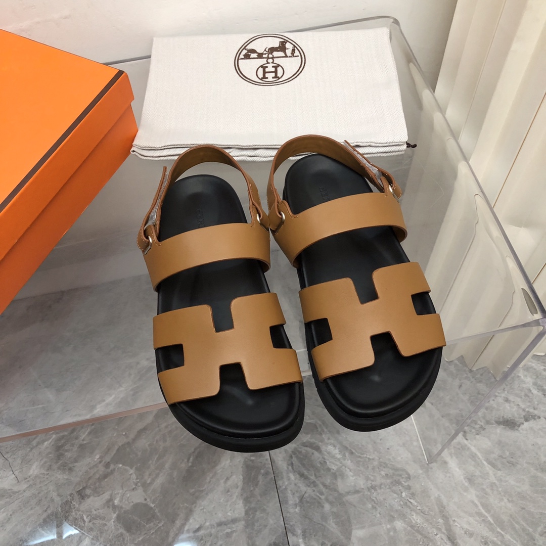 H**me5 Chypre Blanc Sandal Brown For Women