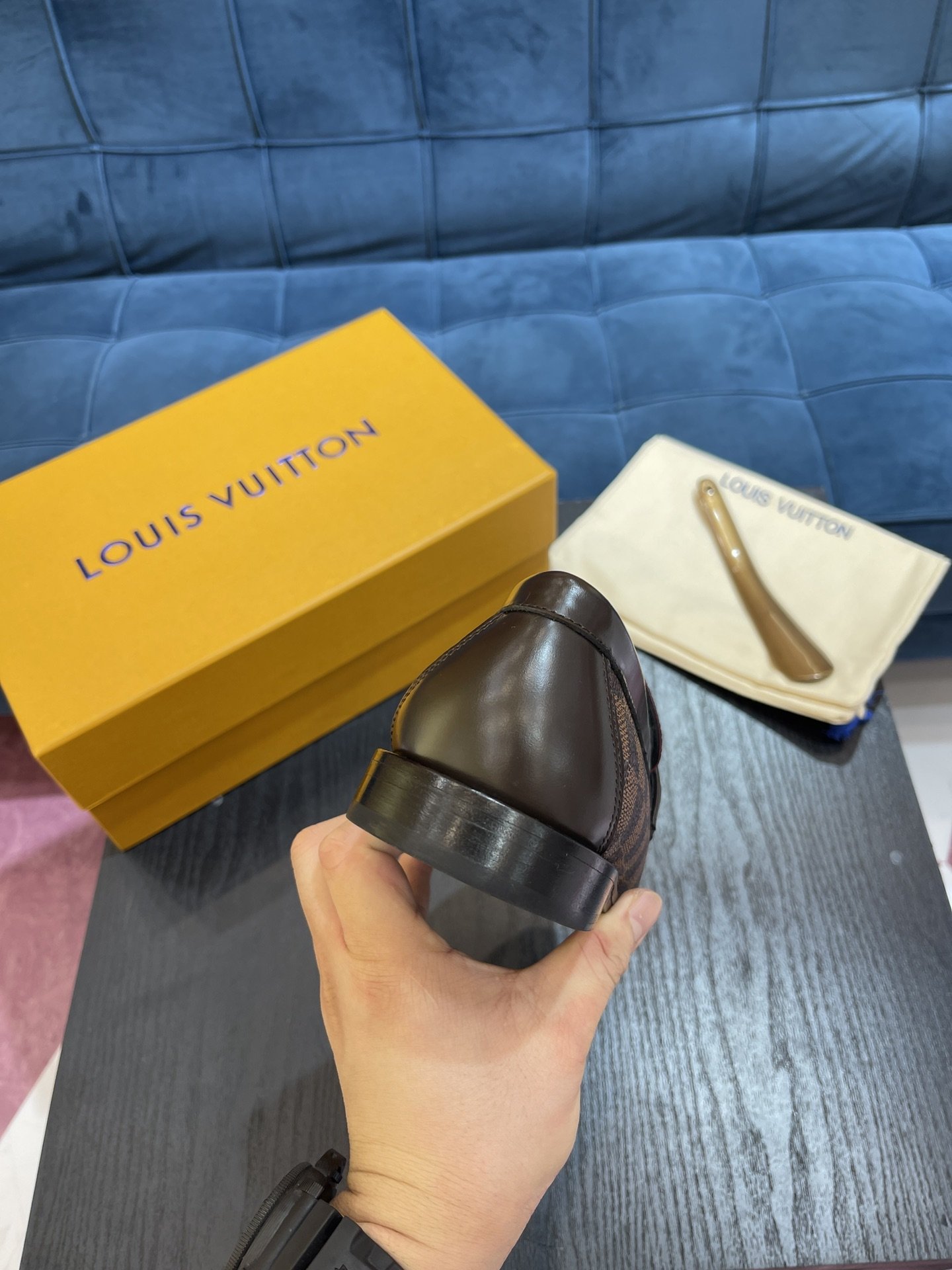 L0vis Vuittion Major Loafer Black For Men LV