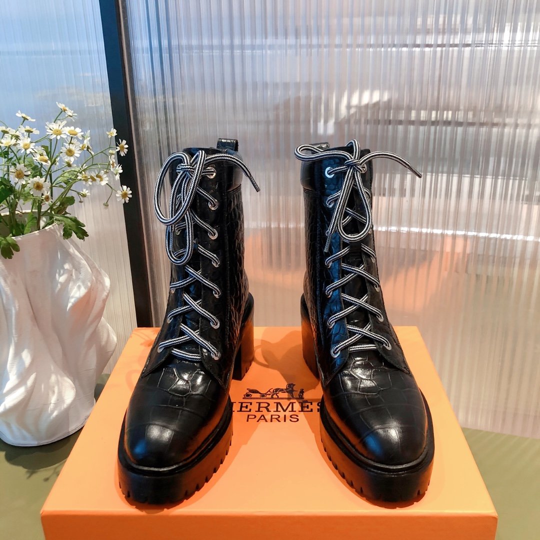 H**me5 Fresh Ankle Boots Black For Women 1.6in/4cm