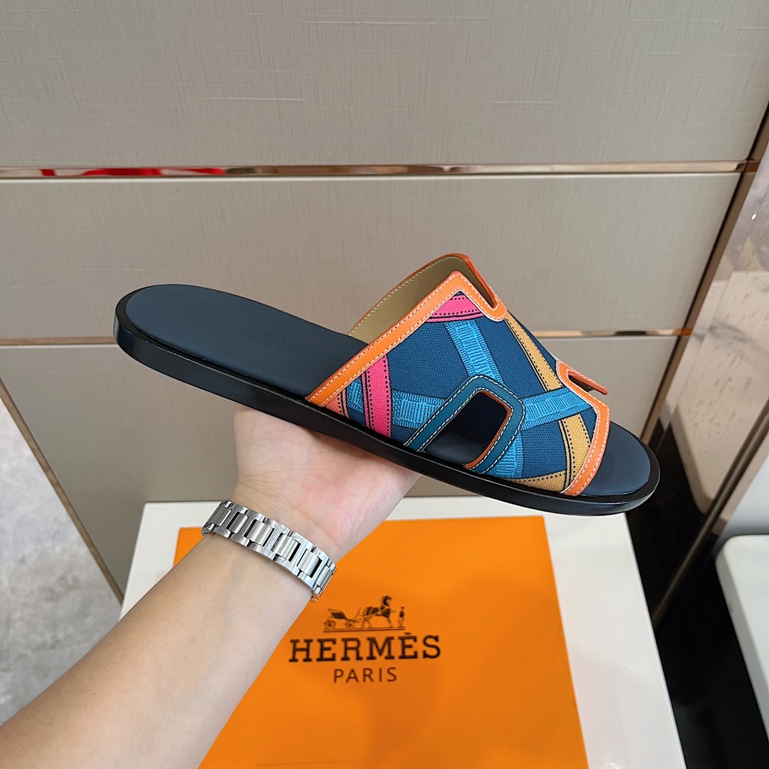 H**me5 Izmir Sandal Orange And Multicolor For Men