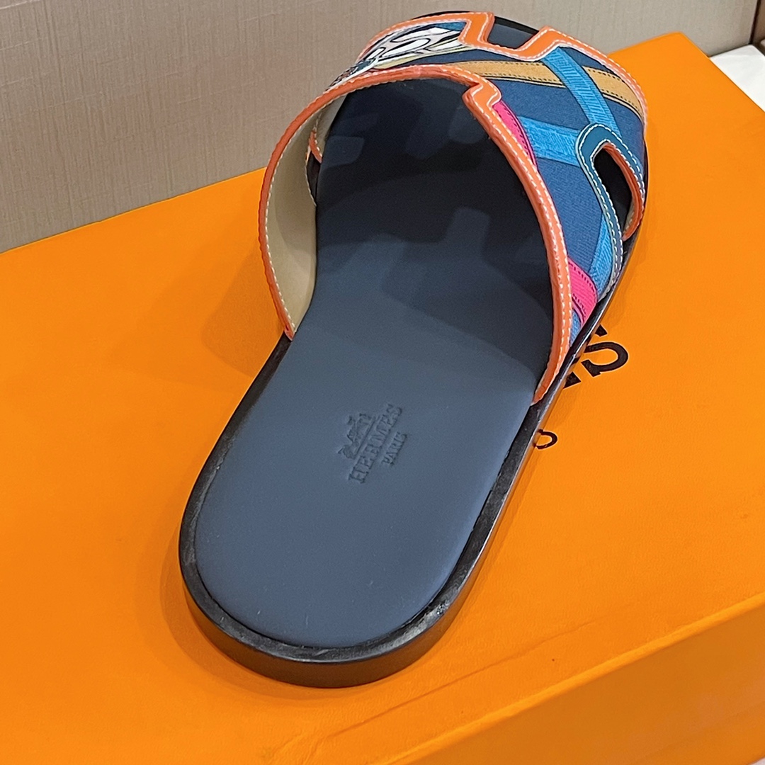 H**me5 Izmir Sandal Orange And Multicolor For Men