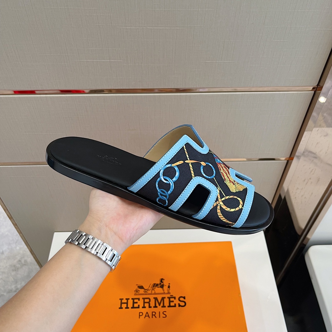 H**me5 Izmir Sandal Blue And Multicolor For Men