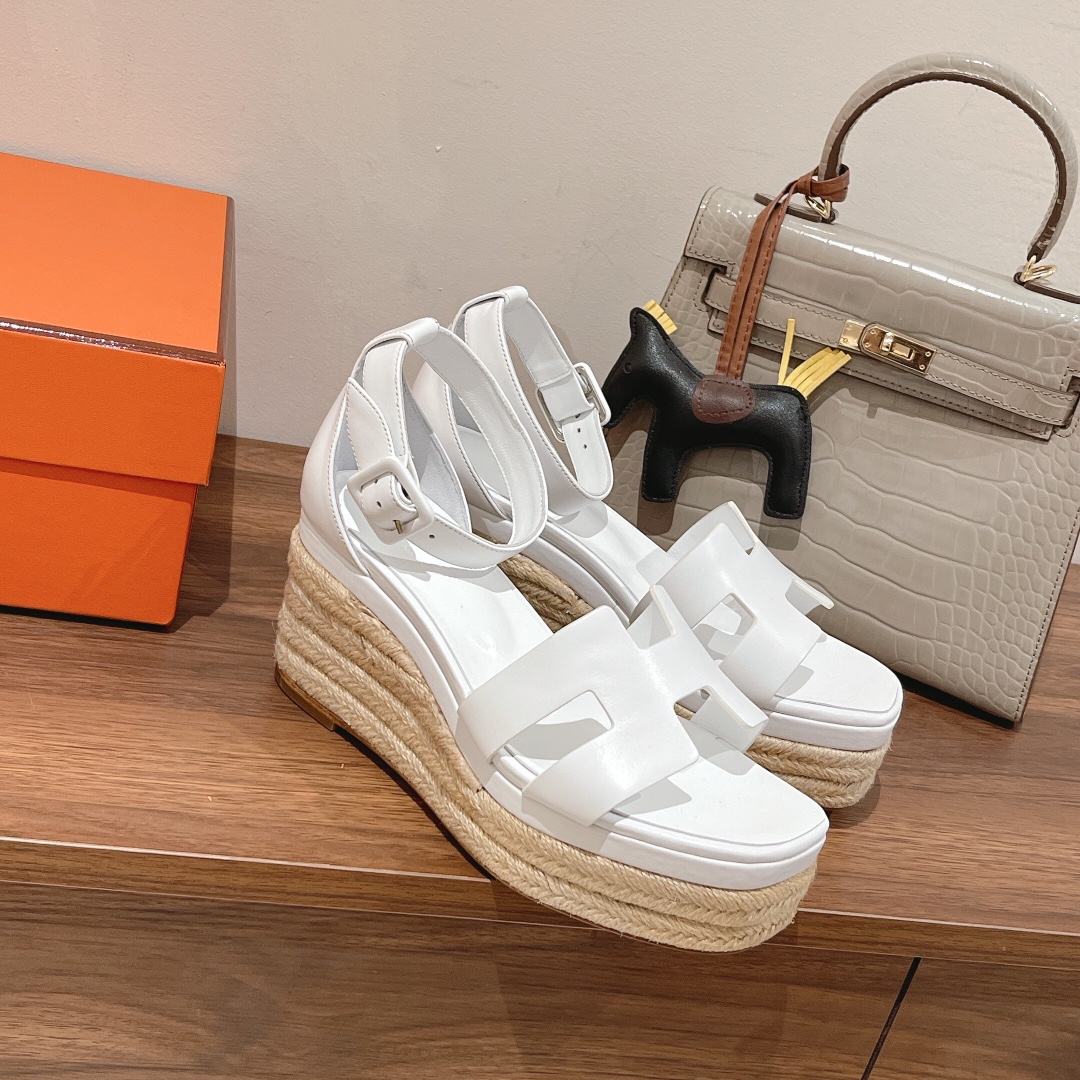H**me5 Doll 40 Espadrilles White For Women 1.6in/4cm