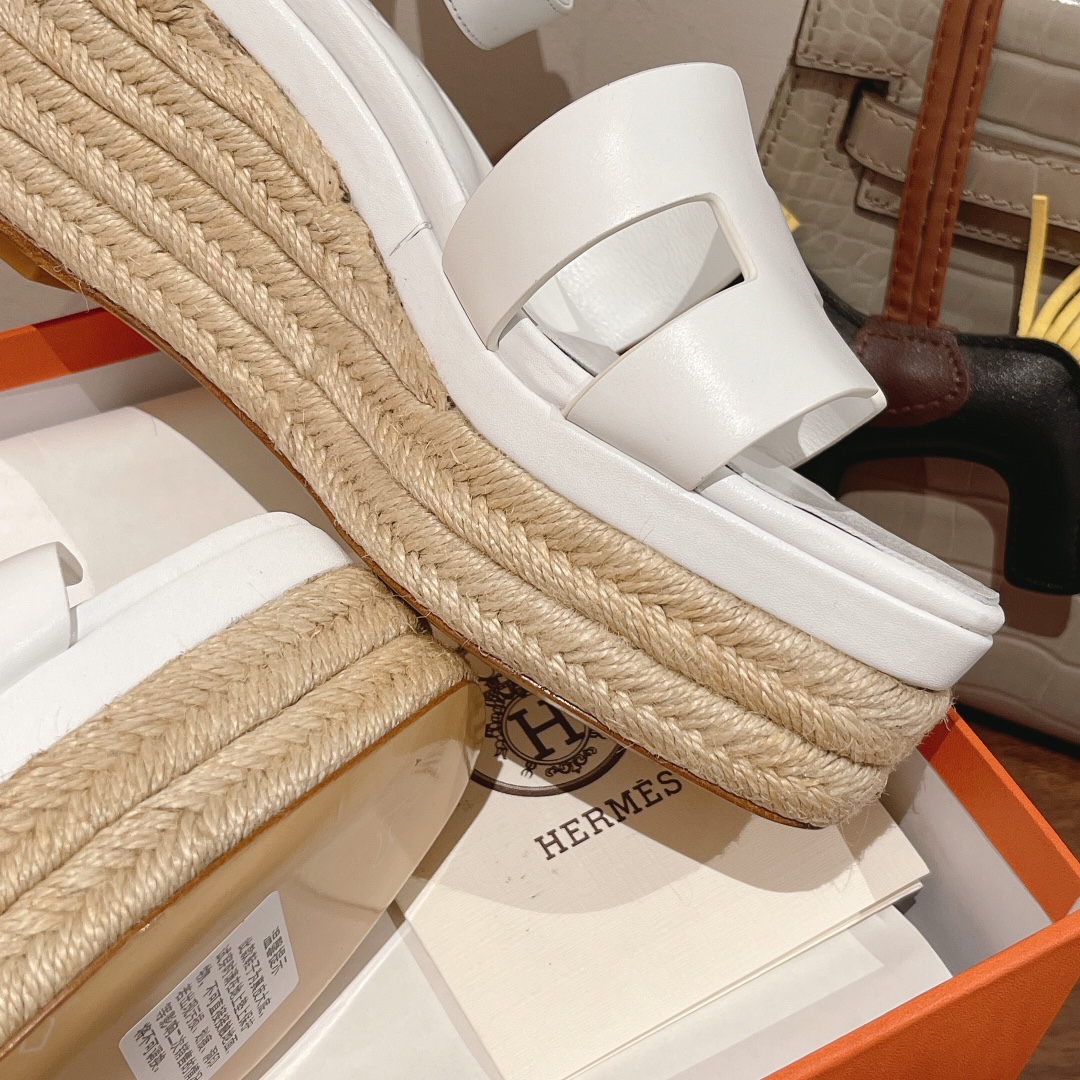 H**me5 Doll 40 Espadrilles White For Women 1.6in/4cm