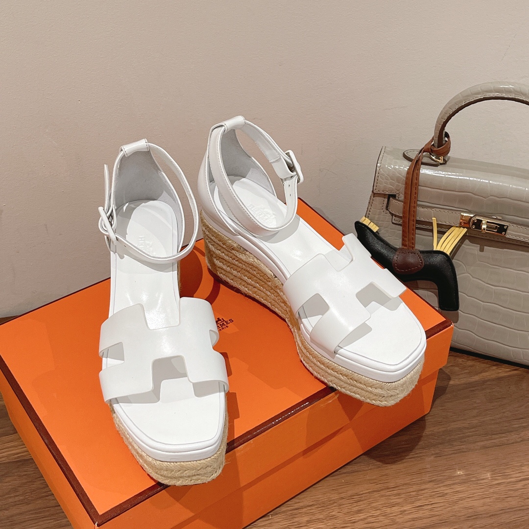 H**me5 Doll 40 Espadrilles White For Women 1.6in/4cm
