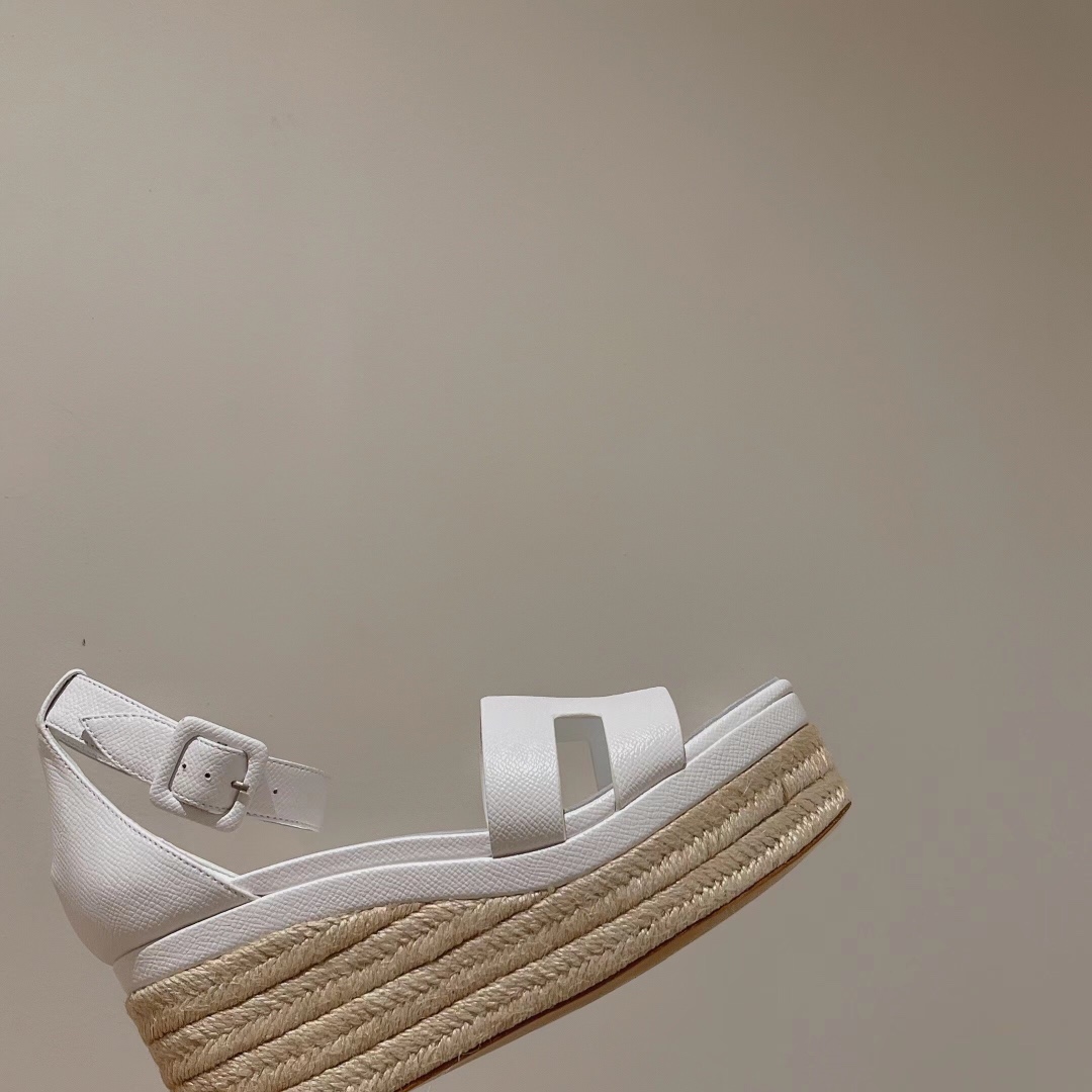 H**me5 Doll 40 Espadrilles White For Women 1.6in/4cm