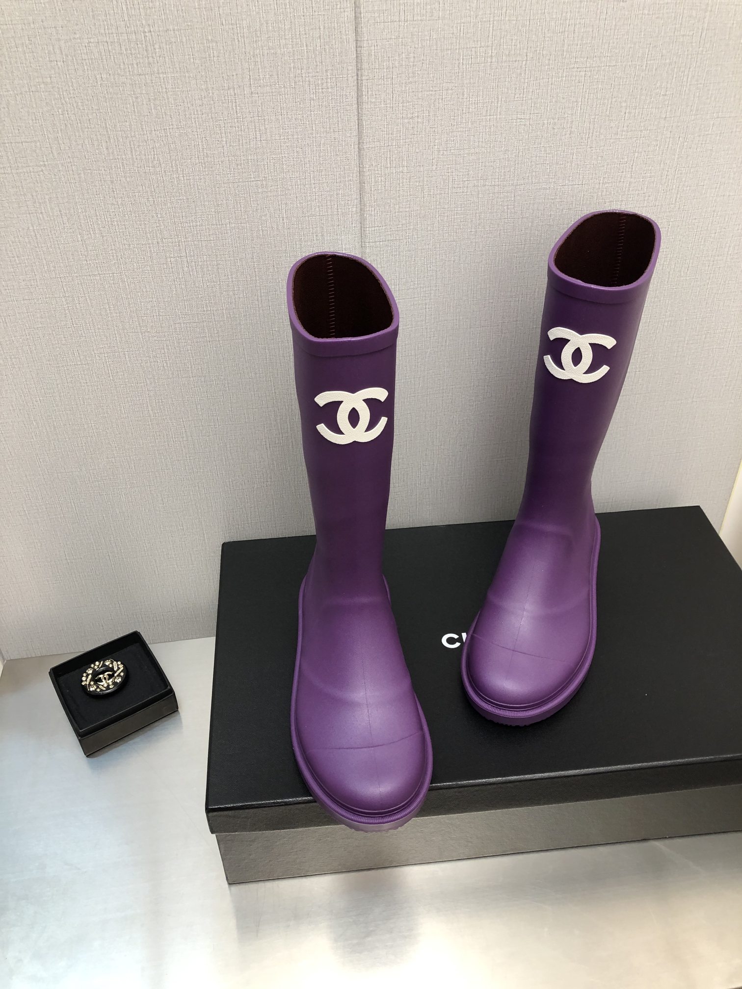 Ch**el Women’s Hight Boots Purple For Women