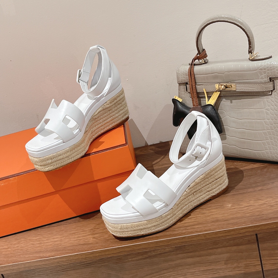 H**me5 Doll 40 Espadrilles White For Women 1.6in/4cm