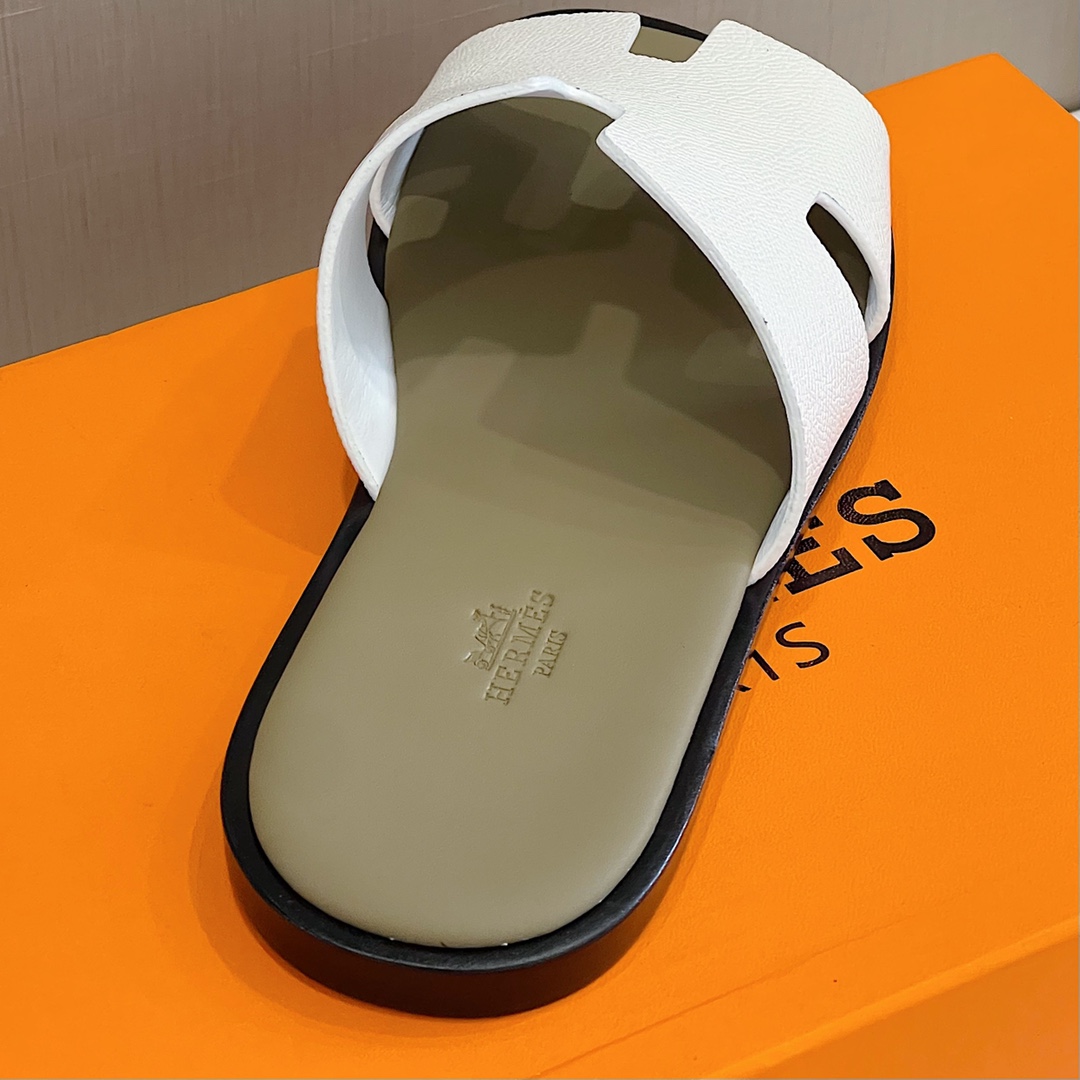 H**me5 Izmir Sandal White And Beige For Men H221824ZHF8420