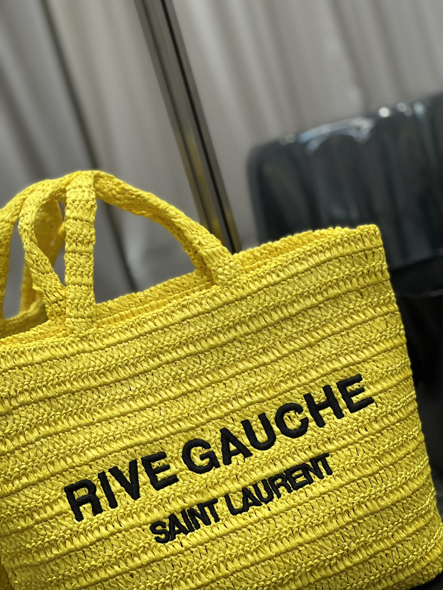 Sa1nt Lau*nt Rive Gauche S*pple Tote Bag Yellow For Women, Women’s Bags 15in/38cm Y51