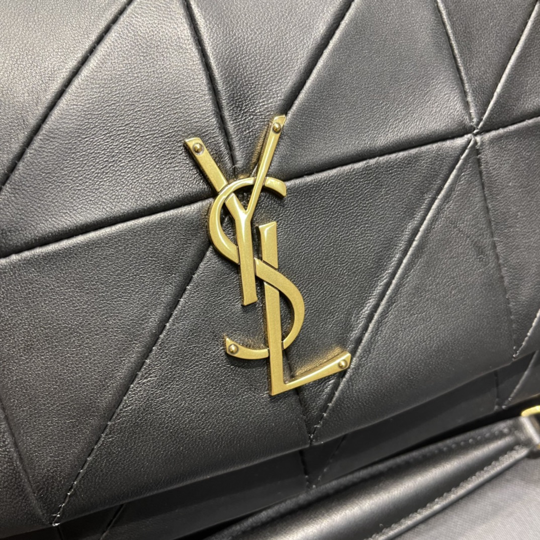 [True-to-ORIGINAL] Sa1nt Lau*nt Jamie Medium Chain Bag Black For Women 9.8in/25cm